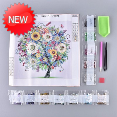 Rhinestone Art Kit - Colourful Tree Rhinestone Art Kit - Colourful Tree